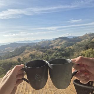Café da manhã com vista